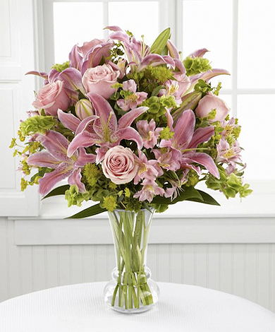 Pink Lily floral bouquet