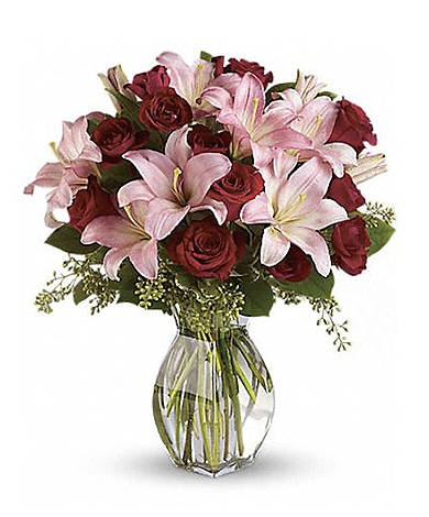 Pink-n-Red floral bouquet